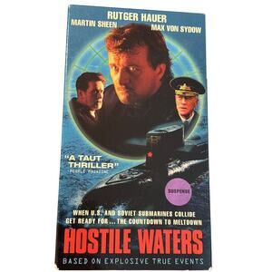 Hostile Waters VHS (1997) HBO video movie suspense film based on true events